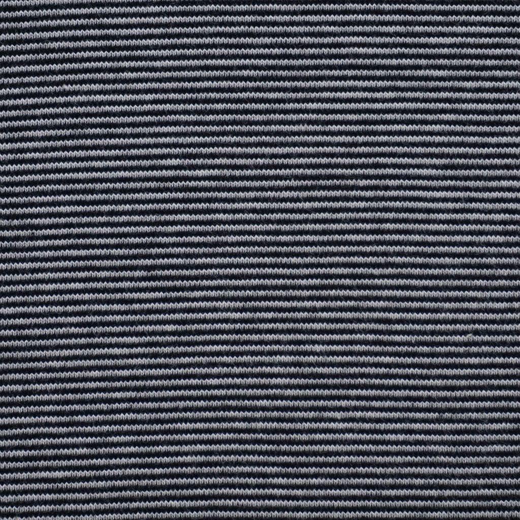 Ringelbündchen 1mm schwarz weiß